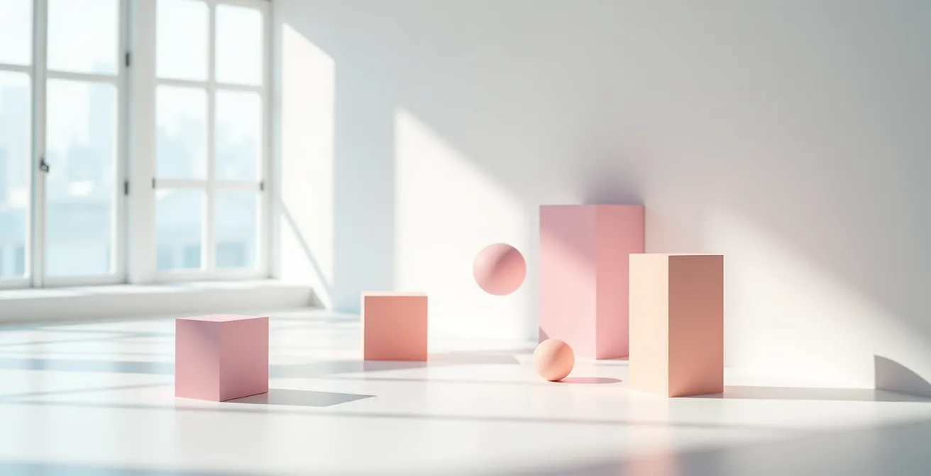 Espace d'apprentissage numérique moderne avec architecture épurée